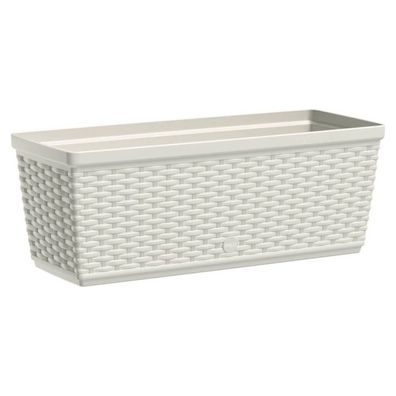 Poétic CASA MESH Blumenkasten Weiß 49,8 cm – Aqua Comfort System