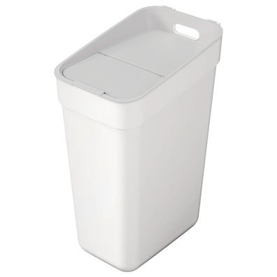 CURVER Ready to Collect Mülleimer 30L – Nachhaltig Weiß