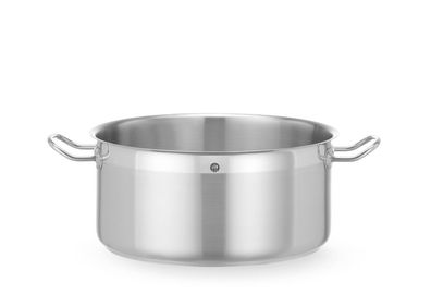 Kochtopf, niedrig - ohne Deckel, HENDI, Profi Line, 12L, âŒ€320x(H)156mm