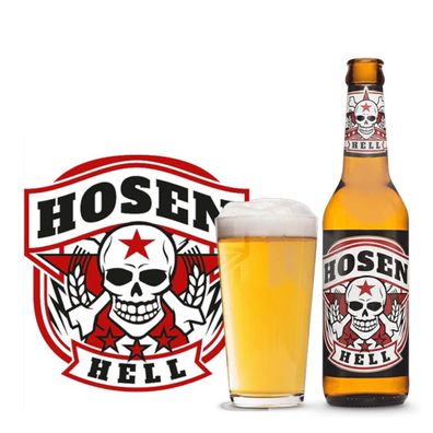 Die toten Hosen Bier 24 x 0,33l- Hosen Hell- Band Bier