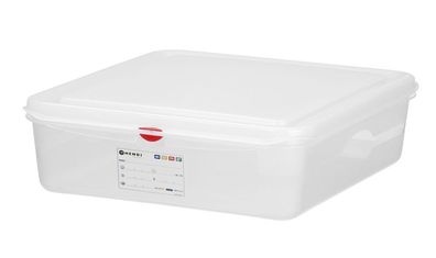GN 1/1 Behälter, Polypropylen, HENDI, GN 1/1, 13L, Transparent, 530x325x(H)100mm