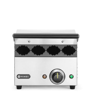 Kontaktgrill für Hot Dogs und Wraps, HENDI, 220-240V/1800W, 385x285x(H)254mm
