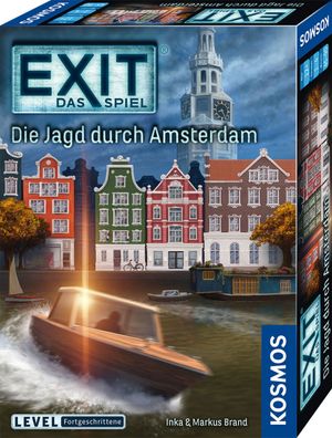 Kosmos Spiel EXIT Die Jadg durch Amsterdam| ab 8 Jahren | 45-90 Minuten