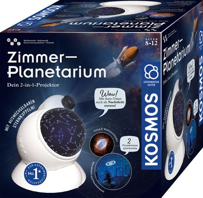 Kosmos Zimmer-Planetarium: 2-in-1 Sternenprojektor & Nachtlicht 8