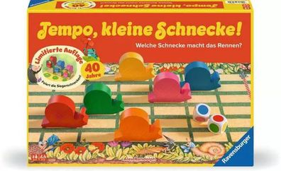 Tempo, kleine Schnecke! 40 Jahre Jubiläumsausgabe - Kinderspiel ab 3 Jahren