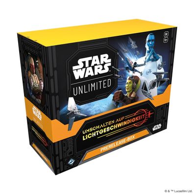 Star Wars Unlimited: Umschalten auf Lichtgeschwindigkeit Prerelease Box