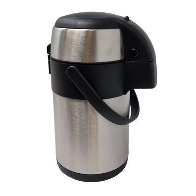 Pumpisolierkanne Edelstahl – 1.9L Heiß 12h Kalt 24h mit Pumpautomatik