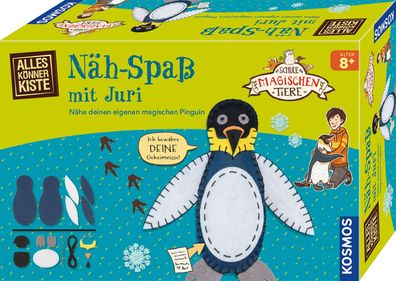 Näh-Spaß Juri: Magischer Pinguin Selbernähen für Kinder 8+ Kosmos