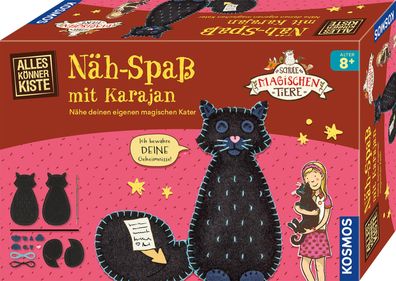 Näh-Spaß Karajan: Magischer Kater Selbernähen für Kinder 8+ Kosmos