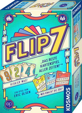 Flip 7 Kosmos: Rasantes Kartenspiel für 3-18 Spieler ab 8 Jahren