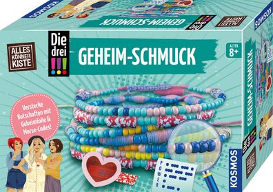 Die drei !!! Geheim-Schmuck: Morsecode Armbänder & Ketten Bastelset 8
