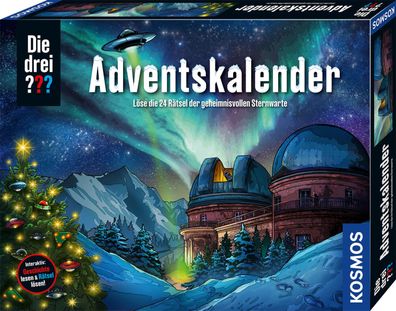 Die drei ???-Adventskalender 2025 Löse 24 Rätsel der geheimnisvollen Sternwarte