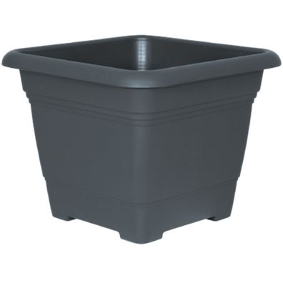 Geli Nora Pflanzkübel 48cm Anthrazit – Quadratisch 43L
