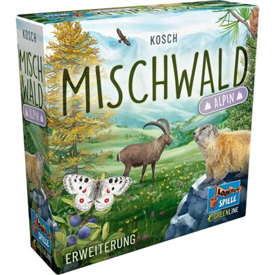 Asmodee Spiel Mischwald - Alpin Erweiterung | ab 10 Jahren | 2 bis 5 Spieler