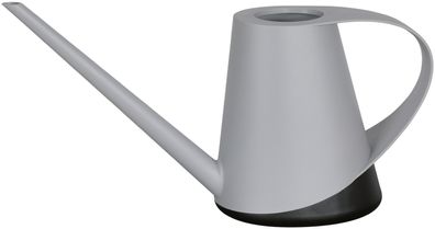 Geli Capri Gießkanne – 1.3L Kunststoff Betongrau Eleganter Langtülle
