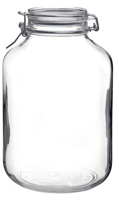 Bormioli Rocco Fido Vorratsglas 5.0L – Bügelverschluss Glas transparent