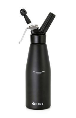 Sahnespender Kitchen Line, schwarz, HENDI, Kitchen Line, 0,95L, Schwarz, ø95x(H)320mm