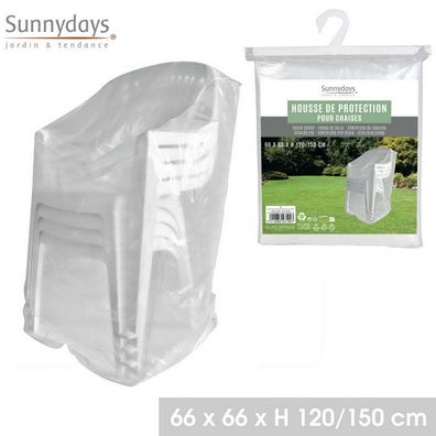 Sunnydays Schutzhülle für Stapelstühle Stapelstuhlschutzhülle 26100