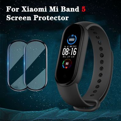 2 x 3D Tempered Glass für Xiaomi Mi Band 5 Original Glas Mi Band 5 MiBand5