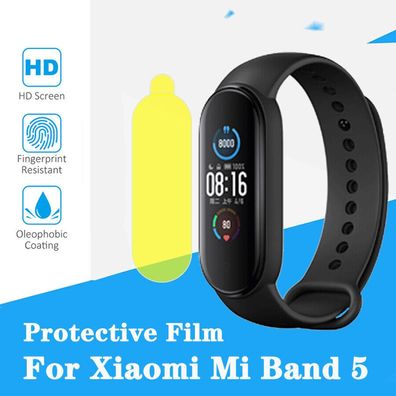 2 x Displayschutzfolie für Xiaomi Mi Band 5 Original Folie MiBand top und NEU !