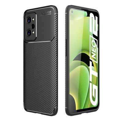 Realme GT2 Handy Hülle Case Schale TPU dünn Realme GT 2 Armour schwarz Qualität