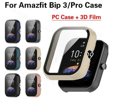 Xiaomi Amazfit Bip 3 Hart Case PC Hülle mit farbigem Rand Pro Huami Fallschutz