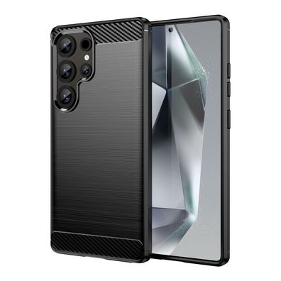 Samsung Galaxy S25 ULTRA Handy Hülle Case TPU dünn schwarz S 25 ULTRA