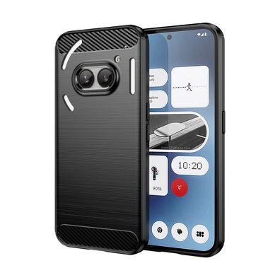 Nothing Phone 2a (2a) PLUS + Handy Hülle Case Schale TPU dünn schwarz 2a
