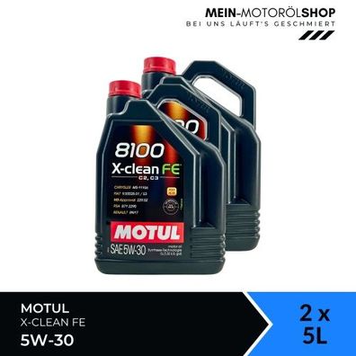 Motul 8100 X-Clean FE 5W-30 2x5 Liter