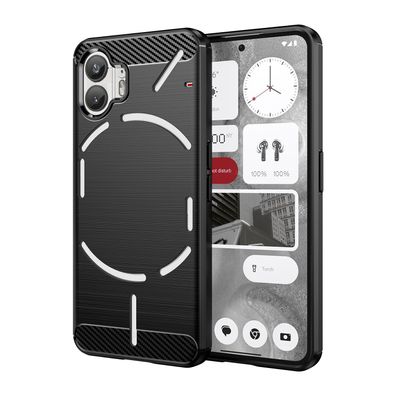 Nothing Phone 2 Handy Hülle Case Schale TPU dünn schwarz phone (2) !