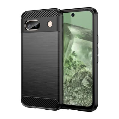 Google Pixel 8a Handy Hülle Case Schale TPU dünn schwarz 2. Haut Kameraschutz 8 a