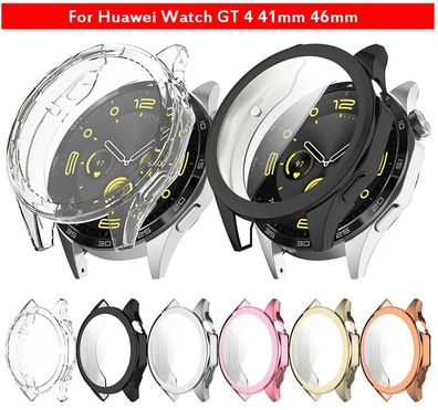 Huawei Watch GT 4 Case 46mm TPU Hülle schwarz o. durchsichtig Displayschutz GT4