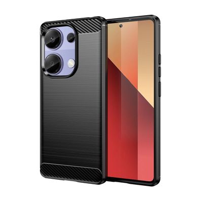 Xiaomi Poco M6 PRO Handy Hülle Case Schale Bumper TPU dünn schwarz M6 Pro
