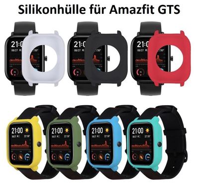 Case Hülle für Xiaomi Amazfit GTS Huami Original Fallschutz Silikon alle Farben