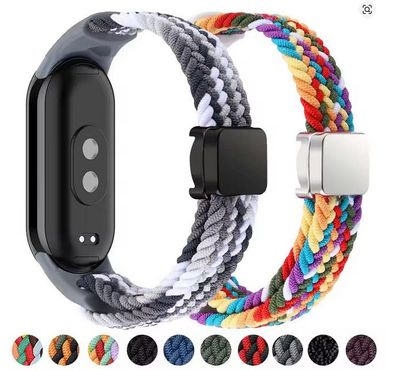 Xiaomi Mi Band 8 Ersatzband Silikon Armband Original MiBand 8 schwarz Neu