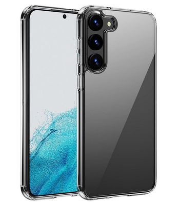 Hybrid Case für Samsung Galaxy S23 Kristallklar Handy Hülle PC + TPU dünn 6,1