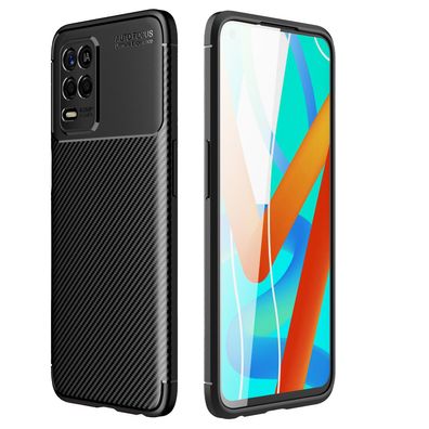 Realme 8 5G Handy Hülle Case Schale TPU dünn Realme8 5G Armour schwarz NEU !