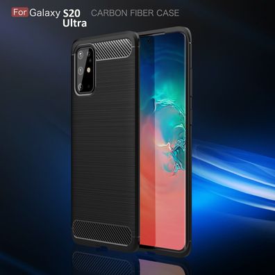 Samsung Galaxy S20 ULTRA Handy Hülle Armour Case Schale TPU dünn schwarz S 20