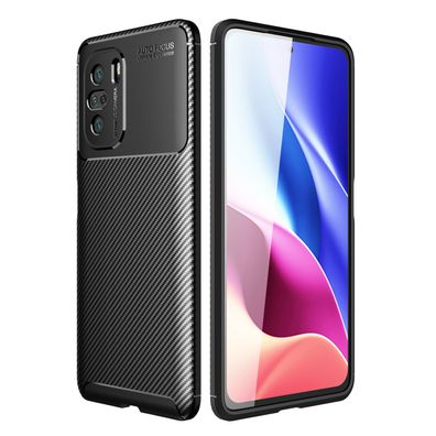 Xiaomi Poco F4 5G Handy Hülle Case Schale Bumper TPU dünn schwarz Armour F4