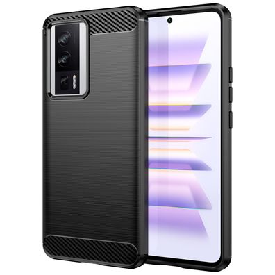 Xiaomi Poco F5 PRO 5G Handy Hülle Case Schale Bumper TPU dünn schwarz F5 PRO 5G!