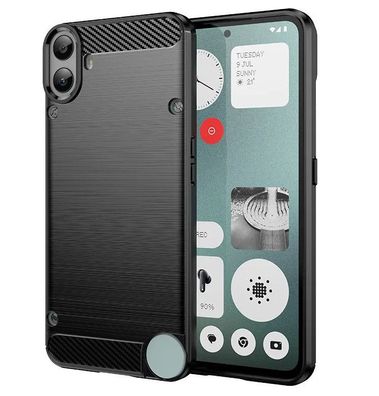 Nothing CMF Phone 1 Handy Hülle Case Schale TPU dünn schwarz cmf phone1 NEU