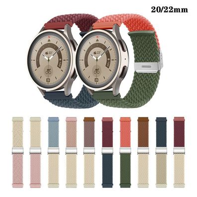 Huawei Watch GT 2 Armband Nylon Stoff anschmiegend Ersatzband 22mm Farben Strap