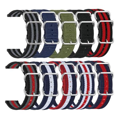 Ersatzband für Xiaomi Amazfit Bip Nylon festes Gewebe Verschluss Huami Armband