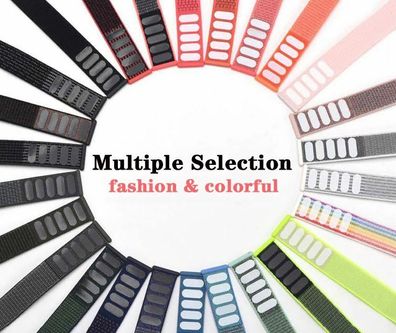 Ersatzband für Garmin Forerunner Nylon Klett anschmiegend Armband Sportband TOP