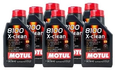 Motul 8100 X-clean 5W-40 7x1 Liter