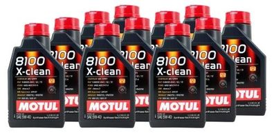 Motul 8100 X-clean 5W-40 11x1 Liter