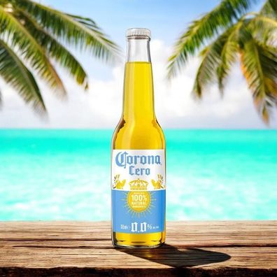 12 Flaschen Corona Cero, das neue Corona mit 0% Alkohol genießen