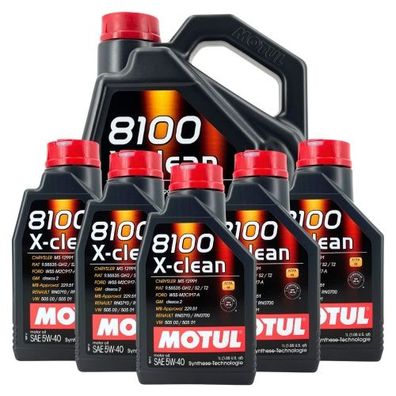 Motul 8100 X-clean 5W-40 5 + 5 Liter