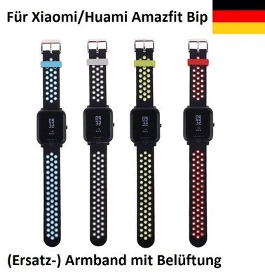 Ersatzband Silikon für Xiaomi Amazfit Bip Bit Huami Original Armband Mi Band 3 !