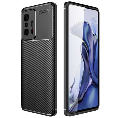 Xiaomi 11t Handy Hülle Case TPU für 11 t deutsch dünn schwarz Handyhülle